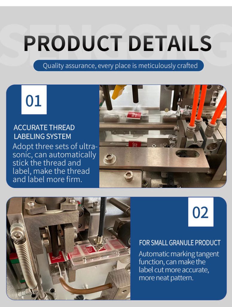 biodegradable pyramid tea bag roll tagging machine – Drip coffee bag ...