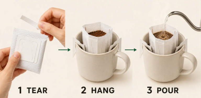 UK Ground Coffee Drip Coffee Bag Packaging Machine for Subscription, E-Commerce and Office Coffee
